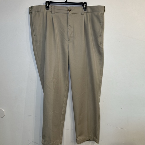 DXL Oak Hill Lot of 6 Dress Pants Pleated Flat Front Size 46x30 - Picture 4 of 16